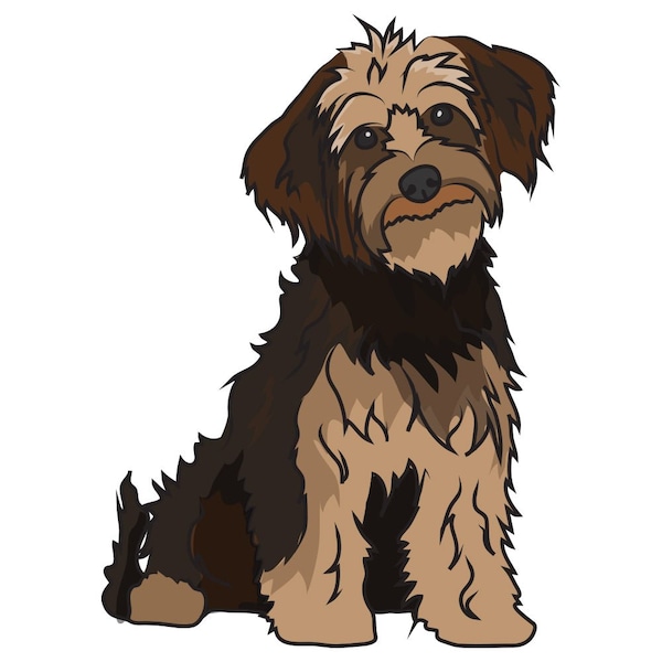 Signmission Yorkipoo Dog Decal, Dog Lover Decor Vinyl Sticker D-12-Yorkipoo - main